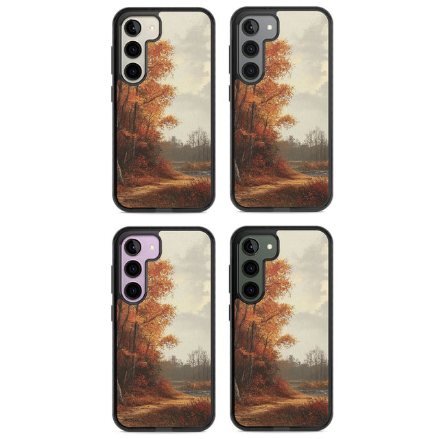 Vintage Autumn Oil Painting Impact Phone Case for Samsung Galaxy S24, Samsung Galaxy S23, Samsung Galaxy S22