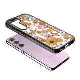 Butterfly & Bloom Autumn Floral Impact Phone Case for Samsung Galaxy S24, Samsung Galaxy S23, Samsung Galaxy S22