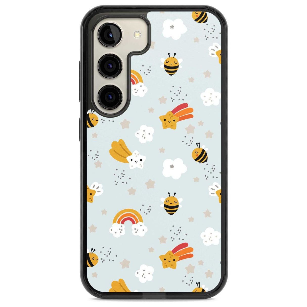 Sweet As Honey Patterns: Bees & Rainbows