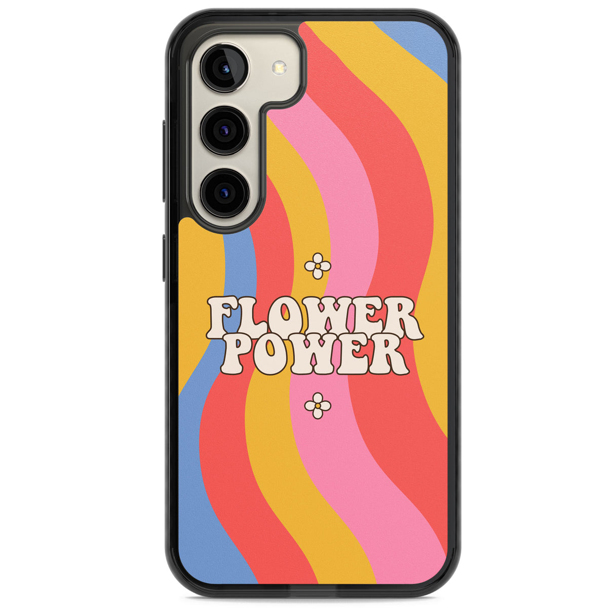 Melting Flower Power Impact Phone Case for Samsung Galaxy S24, Samsung Galaxy S23, Samsung Galaxy S22