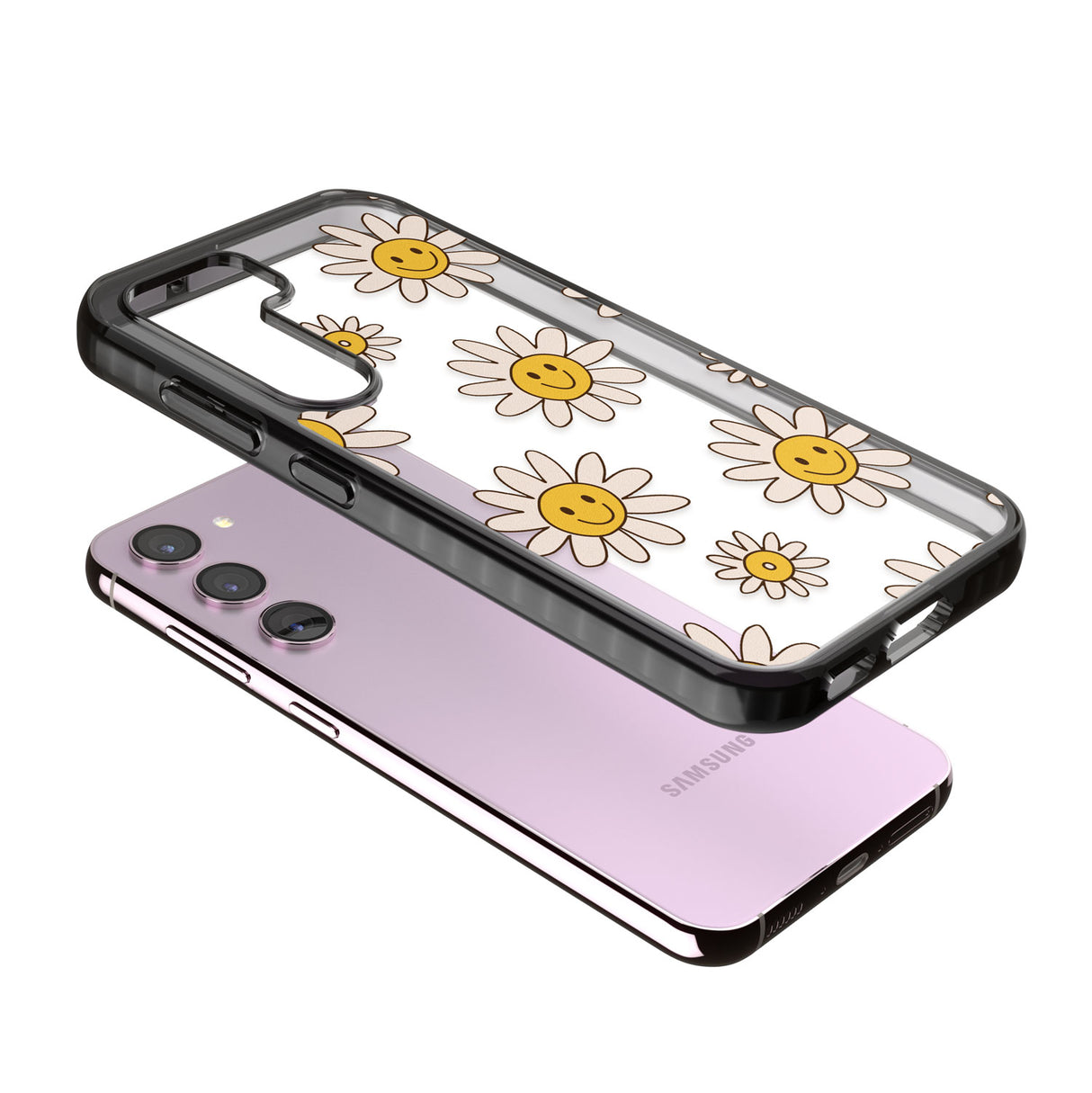 Daisy Faces Impact Phone Case for Samsung Galaxy S24, Samsung Galaxy S23, Samsung Galaxy S22