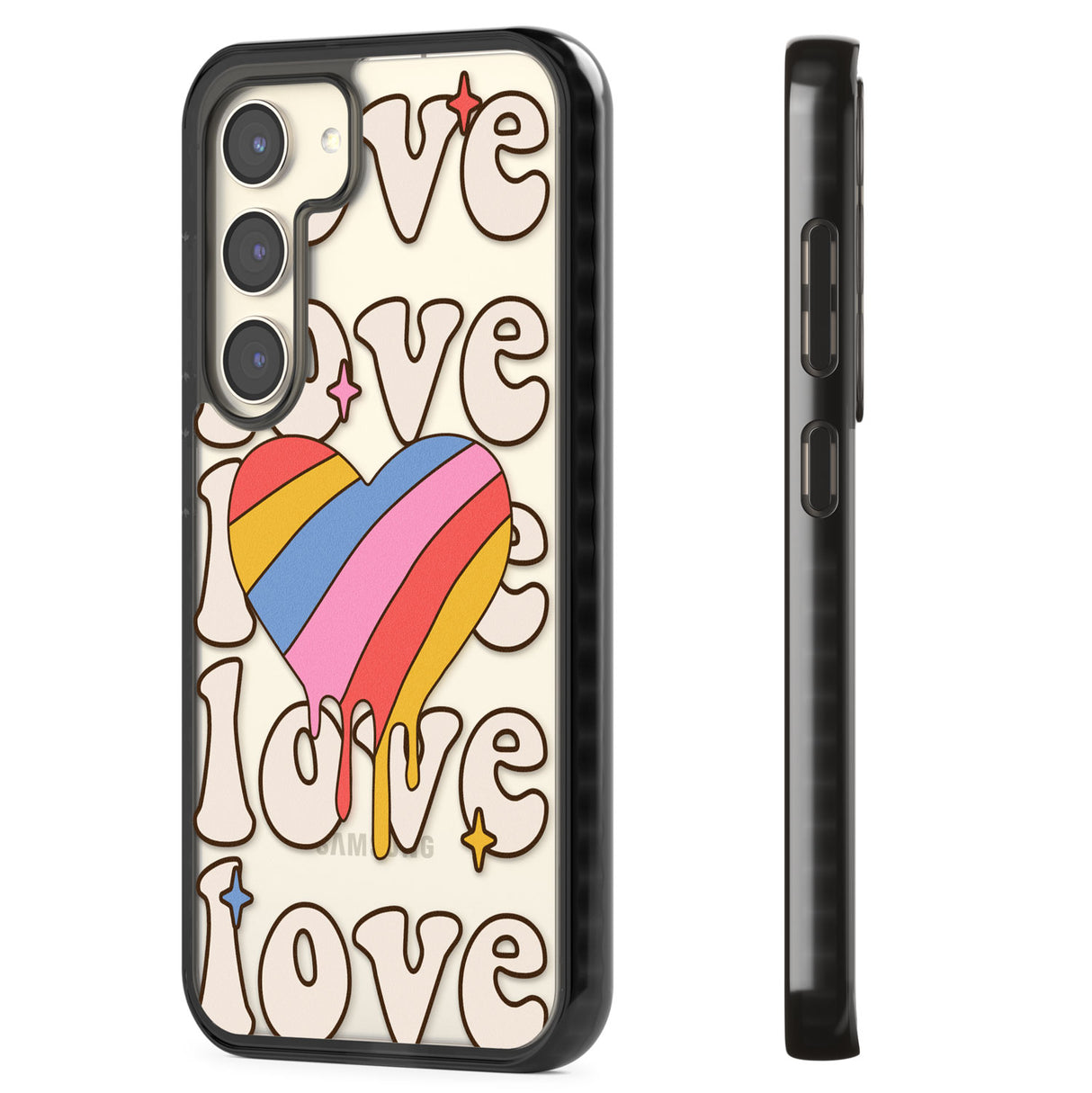 Groovy Love Impact Phone Case for Samsung Galaxy S24, Samsung Galaxy S23, Samsung Galaxy S22