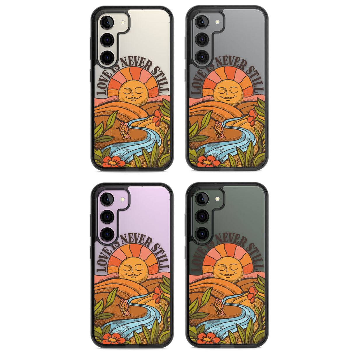 Love is Never Still Impact Phone Case for Samsung Galaxy S24, Samsung Galaxy S23, Samsung Galaxy S22