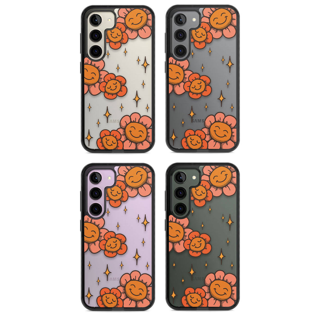 Mellow Flowers Impact Phone Case for Samsung Galaxy S24, Samsung Galaxy S23, Samsung Galaxy S22