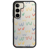 Free the boob (Mixed Colours) Phone Case Samsung S22 / Black Impact Case,Samsung S23 / Black Impact Case Blanc Space