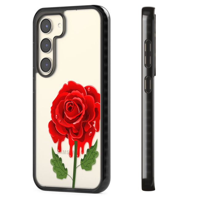 Melting Rose Impact Phone Case for Samsung Galaxy S24, Samsung Galaxy S23, Samsung Galaxy S22