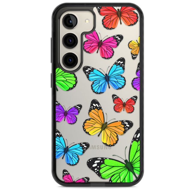 Vibrant Butterflies Impact Phone Case for Samsung Galaxy S24, Samsung Galaxy S23, Samsung Galaxy S22