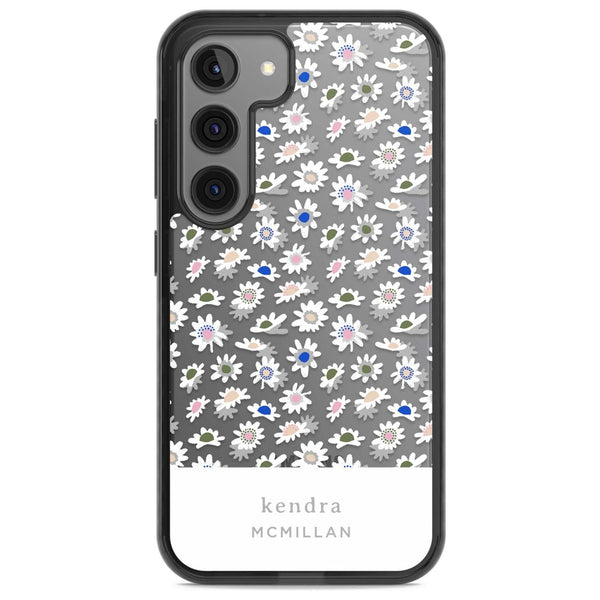 Personalised Grey & White Daisies