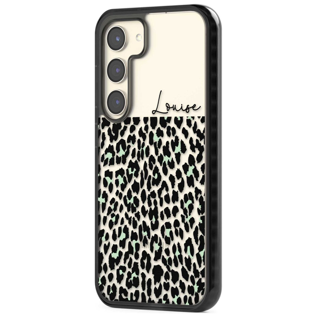 Personalised Seafoam Green & Cursive Leopard Spots Custom Phone Case iPhone 15 Pro Max / Black Impact Case,iPhone 15 Plus / Black Impact Case,iPhone 15 Pro / Black Impact Case,iPhone 15 / Black Impact Case,iPhone 15 Pro Max / Impact Case,iPhone 15 Plus / Impact Case,iPhone 15 Pro / Impact Case,iPhone 15 / Impact Case,iPhone 15 Pro Max / Magsafe Black Impact Case,iPhone 15 Plus / Magsafe Black Impact Case,iPhone 15 Pro / Magsafe Black Impact Case,iPhone 15 / Magsafe Black Impact Case,iPhone 14 Pro Max / Blac