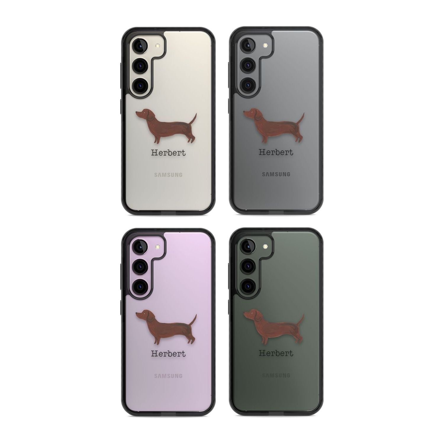 Personalised Hand Painted Sausage Dog