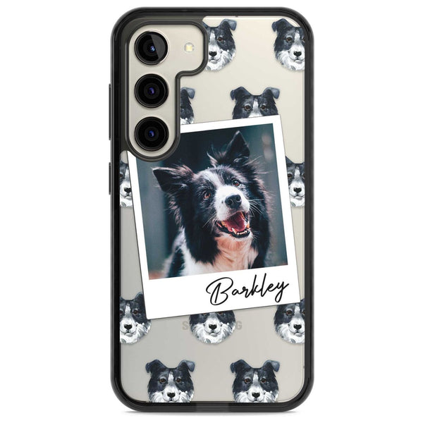 Personalised Border Collie Instant Camera Photo