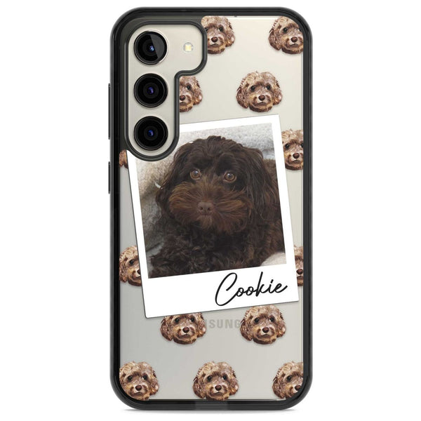 Personalised Brown Cockapoo Instant Camera Photo