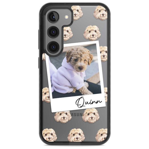 Personalised Cream Cockapoo Instant Camera Photo
