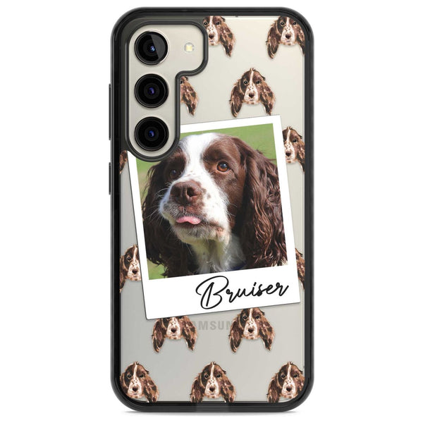 Personalised Springer Spaniel Instant Camera Photo