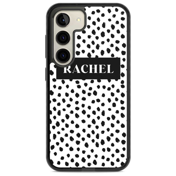 Personalised Black Dot Pattern