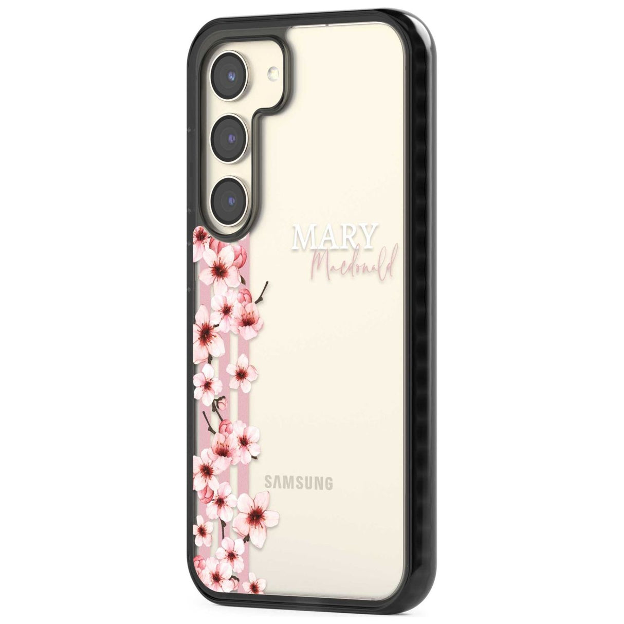 Personalised Cherry Blossoms & Stripes Custom Phone Case iPhone 15 Pro Max / Black Impact Case,iPhone 15 Plus / Black Impact Case,iPhone 15 Pro / Black Impact Case,iPhone 15 / Black Impact Case,iPhone 15 Pro Max / Impact Case,iPhone 15 Plus / Impact Case,iPhone 15 Pro / Impact Case,iPhone 15 / Impact Case,iPhone 15 Pro Max / Magsafe Black Impact Case,iPhone 15 Plus / Magsafe Black Impact Case,iPhone 15 Pro / Magsafe Black Impact Case,iPhone 15 / Magsafe Black Impact Case,iPhone 14 Pro Max / Black Impact Cas