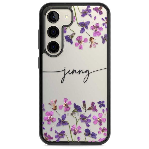 Personalised Purple Wildflowers