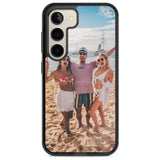 Personalised Photo Custom Phone Case Samsung S22 / Black Impact Case,Samsung S23 / Black Impact Case Blanc Space