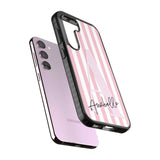 Personalised Pink Stripes & Large Monogram Custom Phone Case iPhone 15 Pro Max / Black Impact Case,iPhone 15 Plus / Black Impact Case,iPhone 15 Pro / Black Impact Case,iPhone 15 / Black Impact Case,iPhone 15 Pro Max / Impact Case,iPhone 15 Plus / Impact Case,iPhone 15 Pro / Impact Case,iPhone 15 / Impact Case,iPhone 15 Pro Max / Magsafe Black Impact Case,iPhone 15 Plus / Magsafe Black Impact Case,iPhone 15 Pro / Magsafe Black Impact Case,iPhone 15 / Magsafe Black Impact Case,iPhone 14 Pro Max / Black Impact