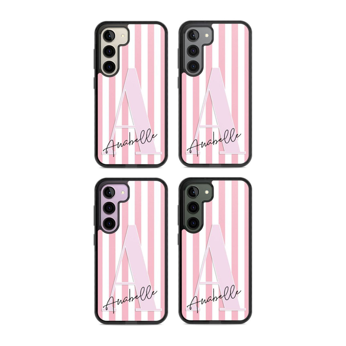 Personalised Pink Stripes & Large Monogram Custom Phone Case iPhone 15 Pro Max / Black Impact Case,iPhone 15 Plus / Black Impact Case,iPhone 15 Pro / Black Impact Case,iPhone 15 / Black Impact Case,iPhone 15 Pro Max / Impact Case,iPhone 15 Plus / Impact Case,iPhone 15 Pro / Impact Case,iPhone 15 / Impact Case,iPhone 15 Pro Max / Magsafe Black Impact Case,iPhone 15 Plus / Magsafe Black Impact Case,iPhone 15 Pro / Magsafe Black Impact Case,iPhone 15 / Magsafe Black Impact Case,iPhone 14 Pro Max / Black Impact