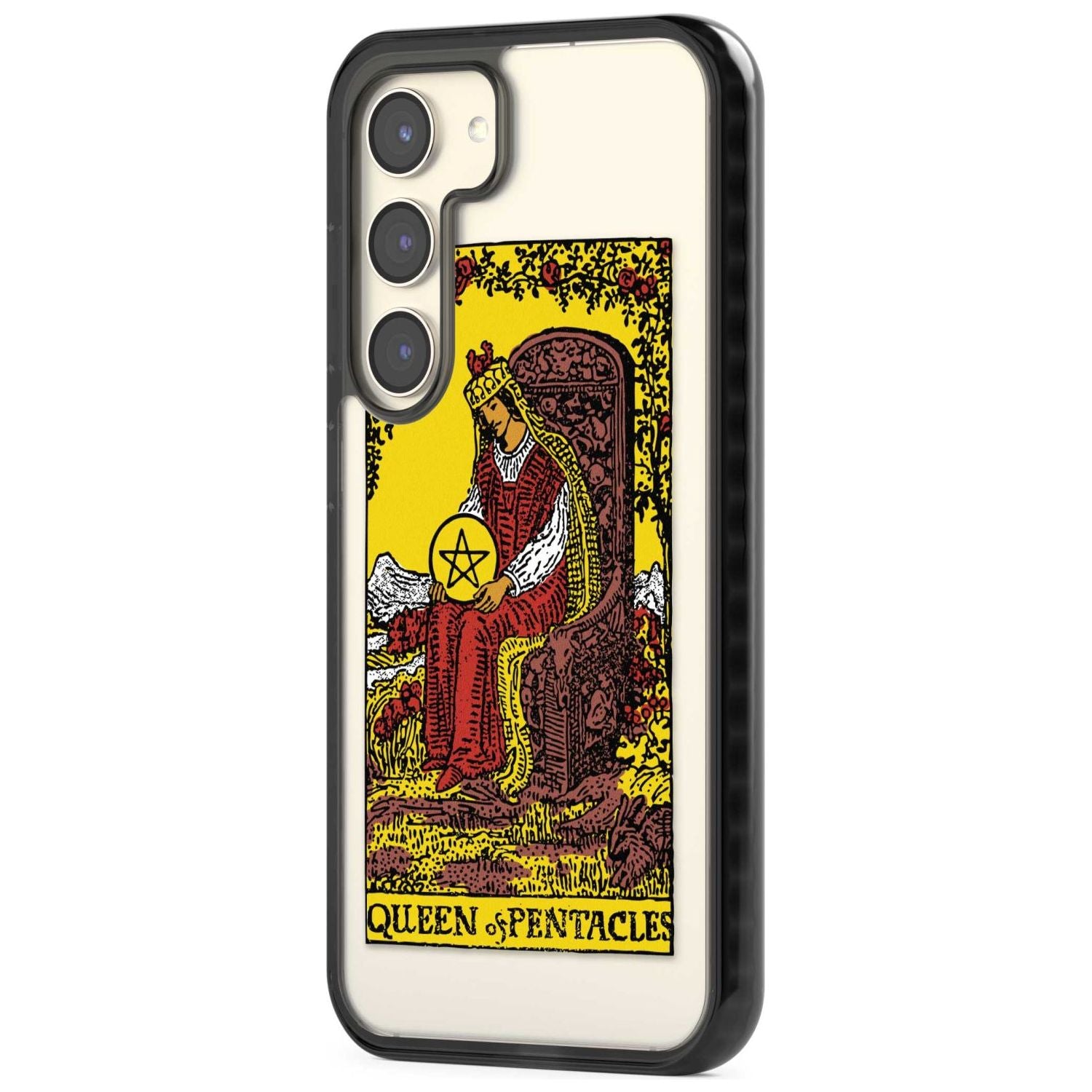 Personalised Queen of Pentacles Tarot Card - Colour
