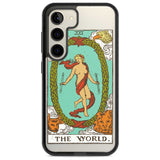 Personalised The World Tarot Card - Colour Custom Phone Case Samsung S22 / Black Impact Case,Samsung S23 / Black Impact Case Blanc Space