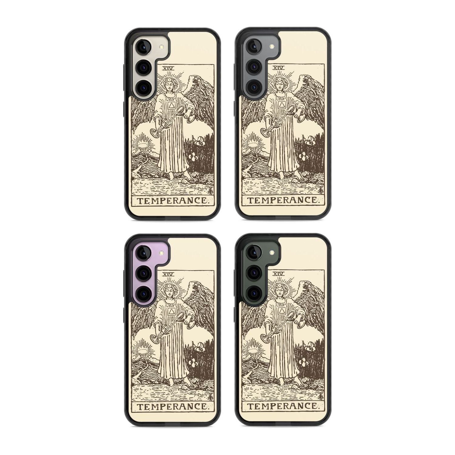 Personalised Temperance Tarot Card - Solid Cream