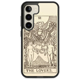 Personalised The Lovers Tarot Card - Solid Cream Custom Phone Case Samsung S22 / Black Impact Case,Samsung S23 / Black Impact Case Blanc Space