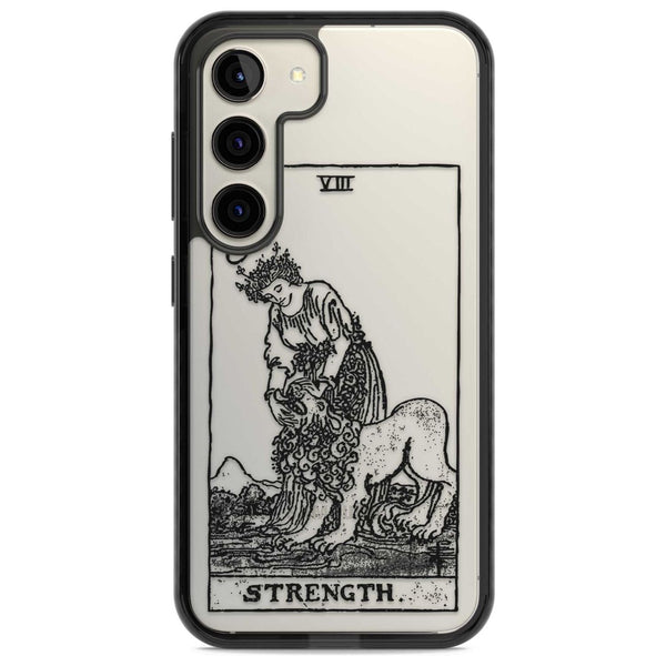 Personalised Strength Tarot Card (Clear)