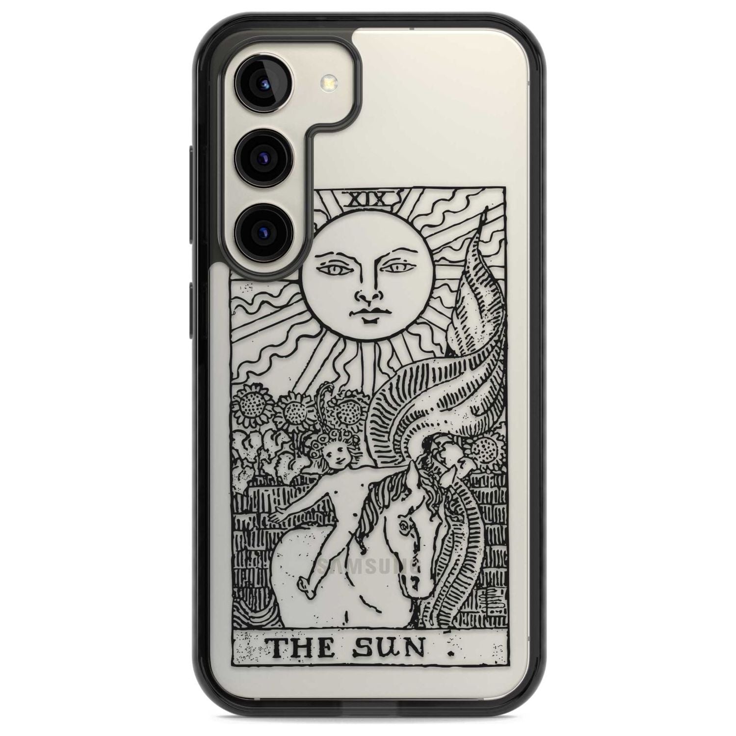 Personalised The Sun Tarot Card - Transparent