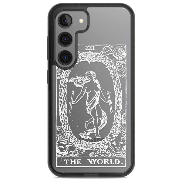 Personalised The World Tarot Card (White)