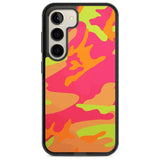 Neon Camo Phone Case Samsung S22 / Black Impact Case,Samsung S23 / Black Impact Case Blanc Space