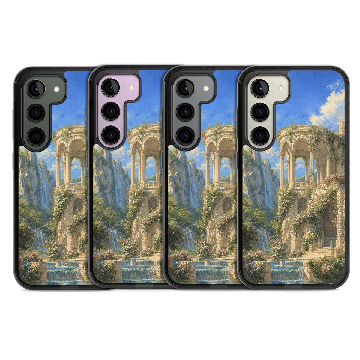 Palace Pavilion fairycore iPhone case | Black Impact case for Samsung Galaxy S24, Samsung Galaxy S23, Samsung Galaxy S22