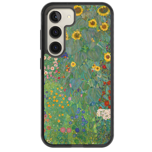 Farm Garden With Sunflowers