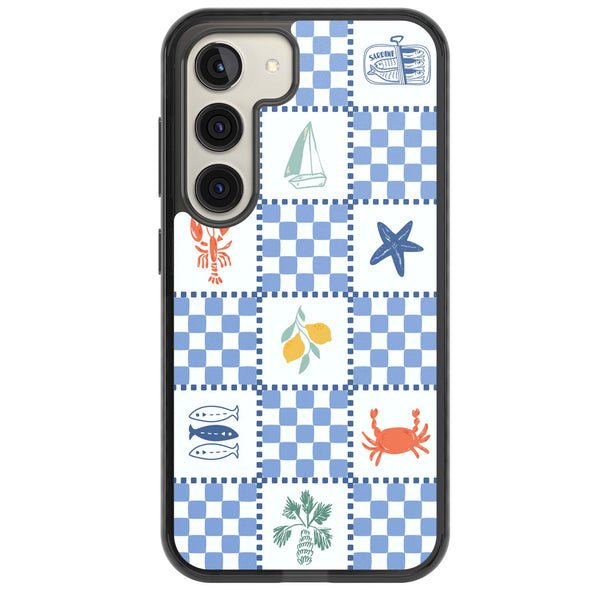 Coastal Blue Check