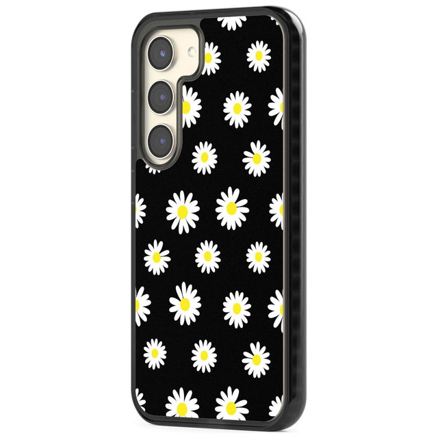 White Daisy Pattern (Black)