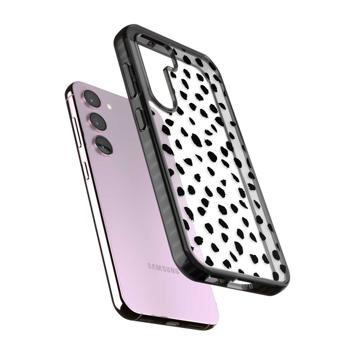 Black on Transparent Dalmatian Polka Dot Spots Phone Case iPhone 15 Pro Max / Black Impact Case,iPhone 15 Plus / Black Impact Case,iPhone 15 Pro / Black Impact Case,iPhone 15 / Black Impact Case,iPhone 15 Pro Max / Impact Case,iPhone 15 Plus / Impact Case,iPhone 15 Pro / Impact Case,iPhone 15 / Impact Case,iPhone 15 Pro Max / Magsafe Black Impact Case,iPhone 15 Plus / Magsafe Black Impact Case,iPhone 15 Pro / Magsafe Black Impact Case,iPhone 15 / Magsafe Black Impact Case,iPhone 14 Pro Max / Black Impact Ca