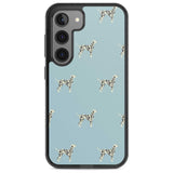 Dalmation Dog Pattern Phone Case Samsung S22 / Black Impact Case,Samsung S23 / Black Impact Case Blanc Space