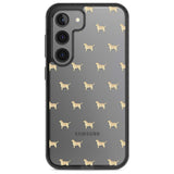 Tan Labrador Dog Pattern Clear