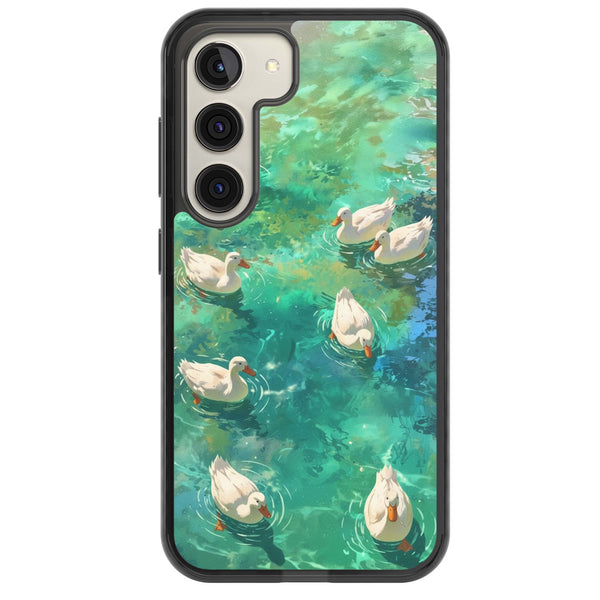 Ducks In The Pond