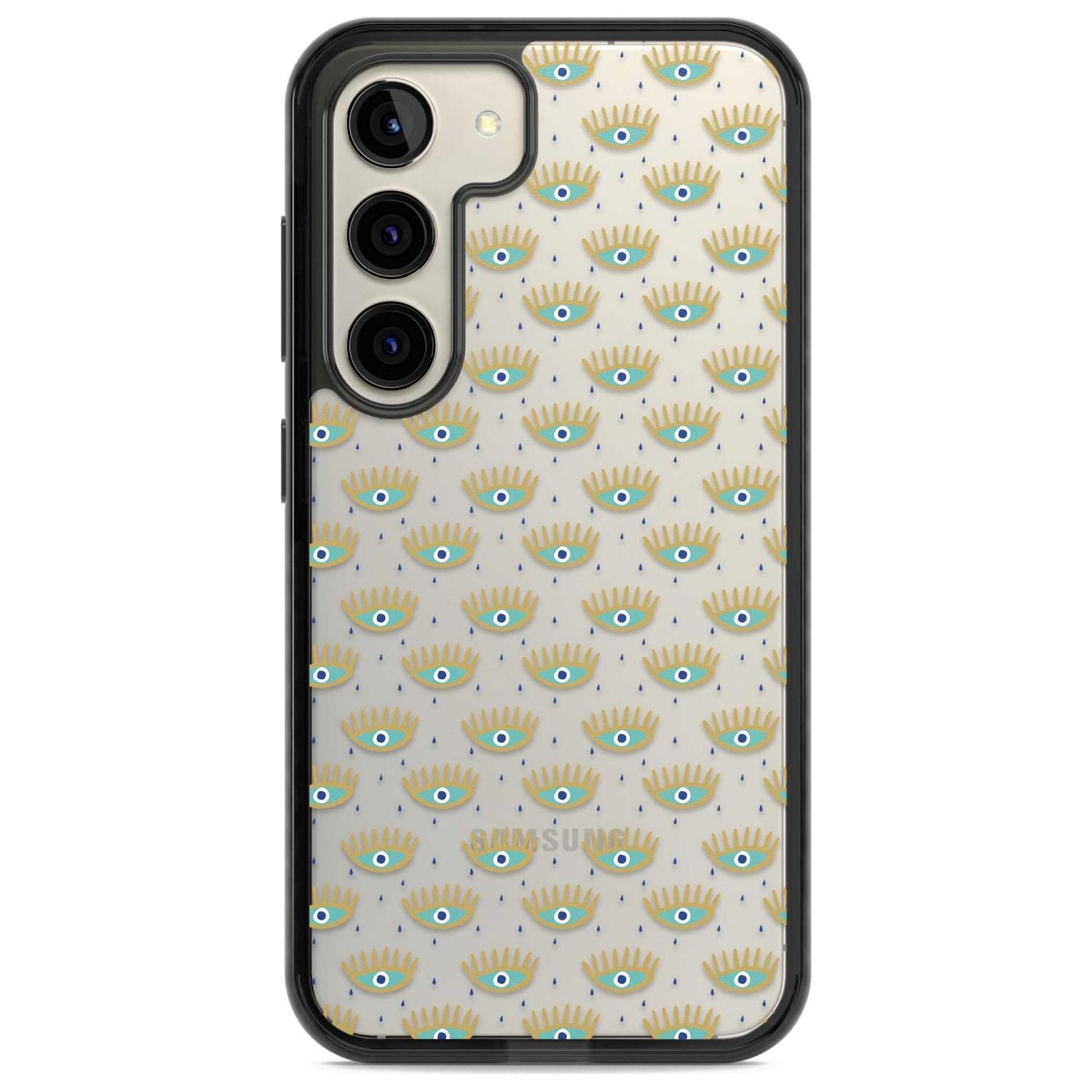 Crying Eyes (Clear) Psychedelic Eyes Pattern