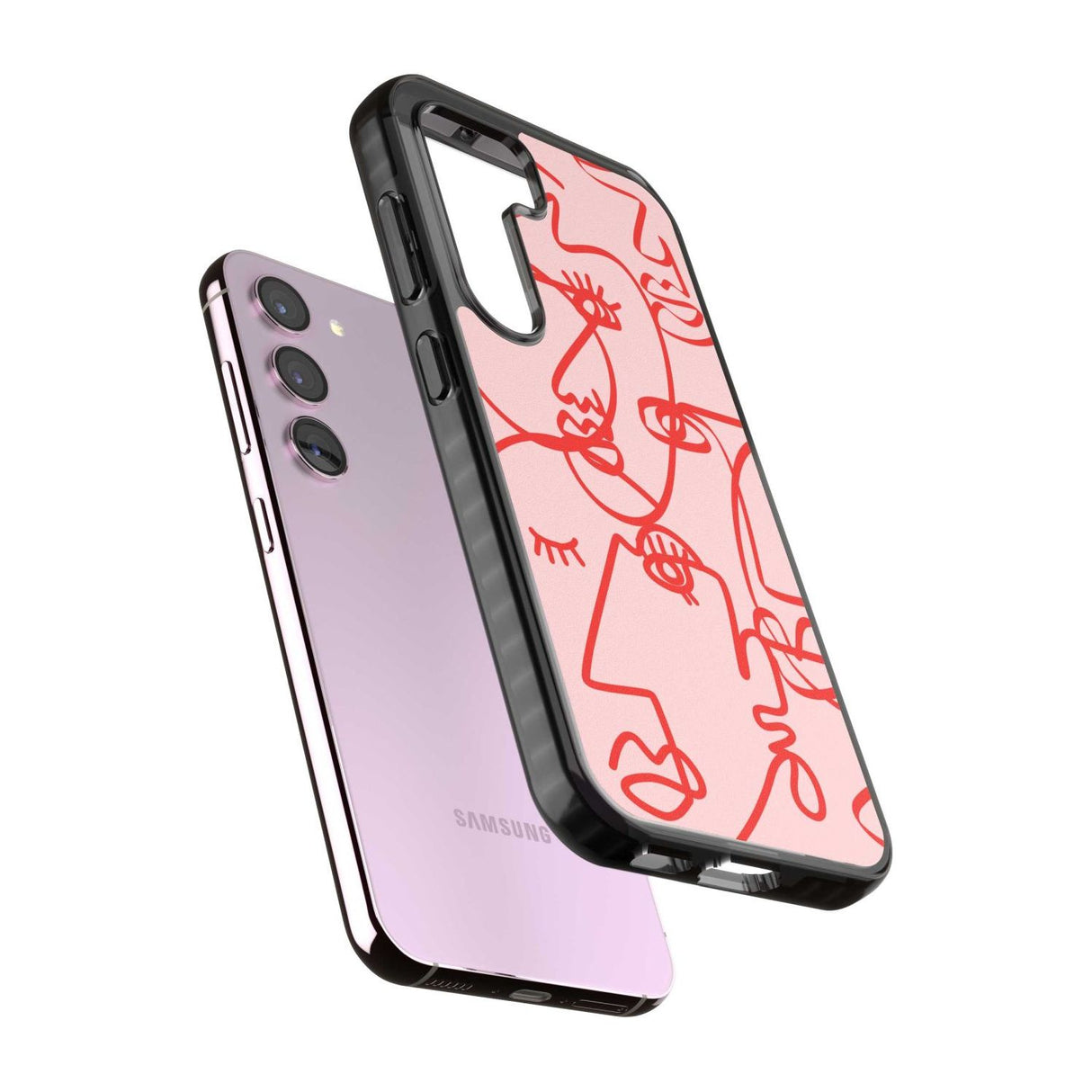 Abstract Continuous Line Faces Red on Pink Phone Case iPhone 15 Pro Max / Black Impact Case,iPhone 15 Plus / Black Impact Case,iPhone 15 Pro / Black Impact Case,iPhone 15 / Black Impact Case,iPhone 15 Pro Max / Impact Case,iPhone 15 Plus / Impact Case,iPhone 15 Pro / Impact Case,iPhone 15 / Impact Case,iPhone 15 Pro Max / Magsafe Black Impact Case,iPhone 15 Plus / Magsafe Black Impact Case,iPhone 15 Pro / Magsafe Black Impact Case,iPhone 15 / Magsafe Black Impact Case,iPhone 14 Pro Max / Black Impact Case,i