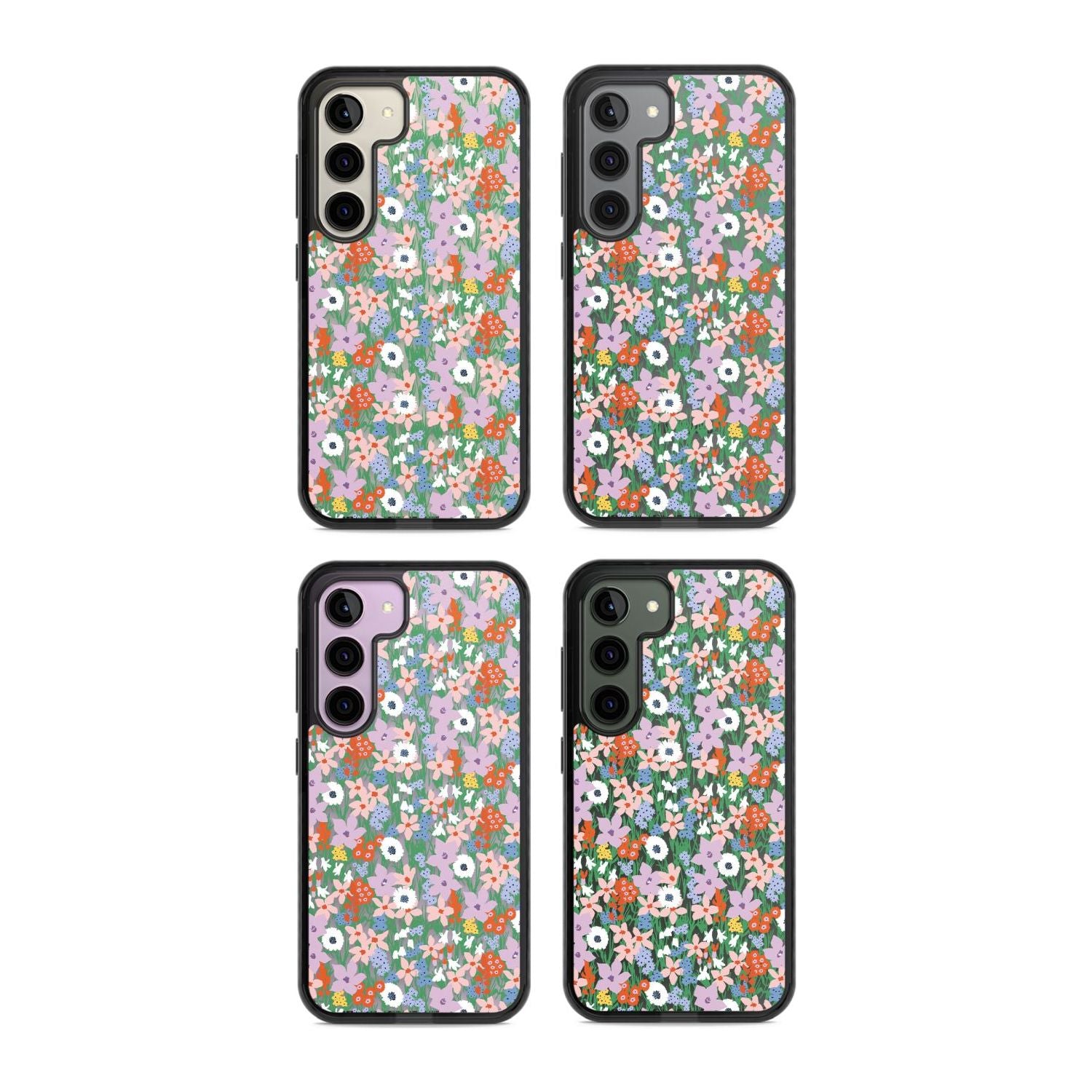 Jazzy Floral Mix: Transparent