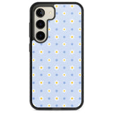 Pale Blue Daisies Phone Case Samsung S22 / Black Impact Case,Samsung S23 / Black Impact Case Blanc Space