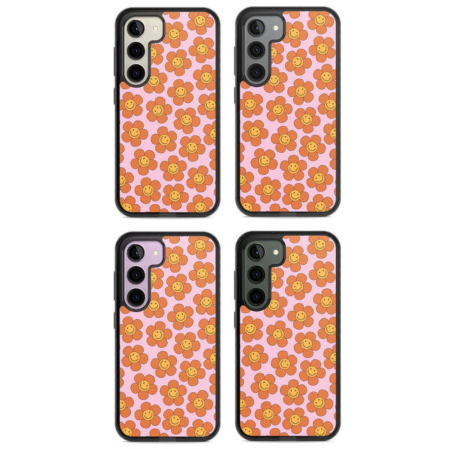 Floral Smiles Impact Phone Case for Samsung Galaxy S24, Samsung Galaxy S23, Samsung Galaxy S22