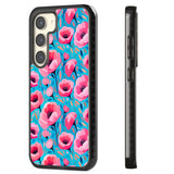 Tropical Pink Poppies Impact Phone Case for Samsung Galaxy S24, Samsung Galaxy S23, Samsung Galaxy S22