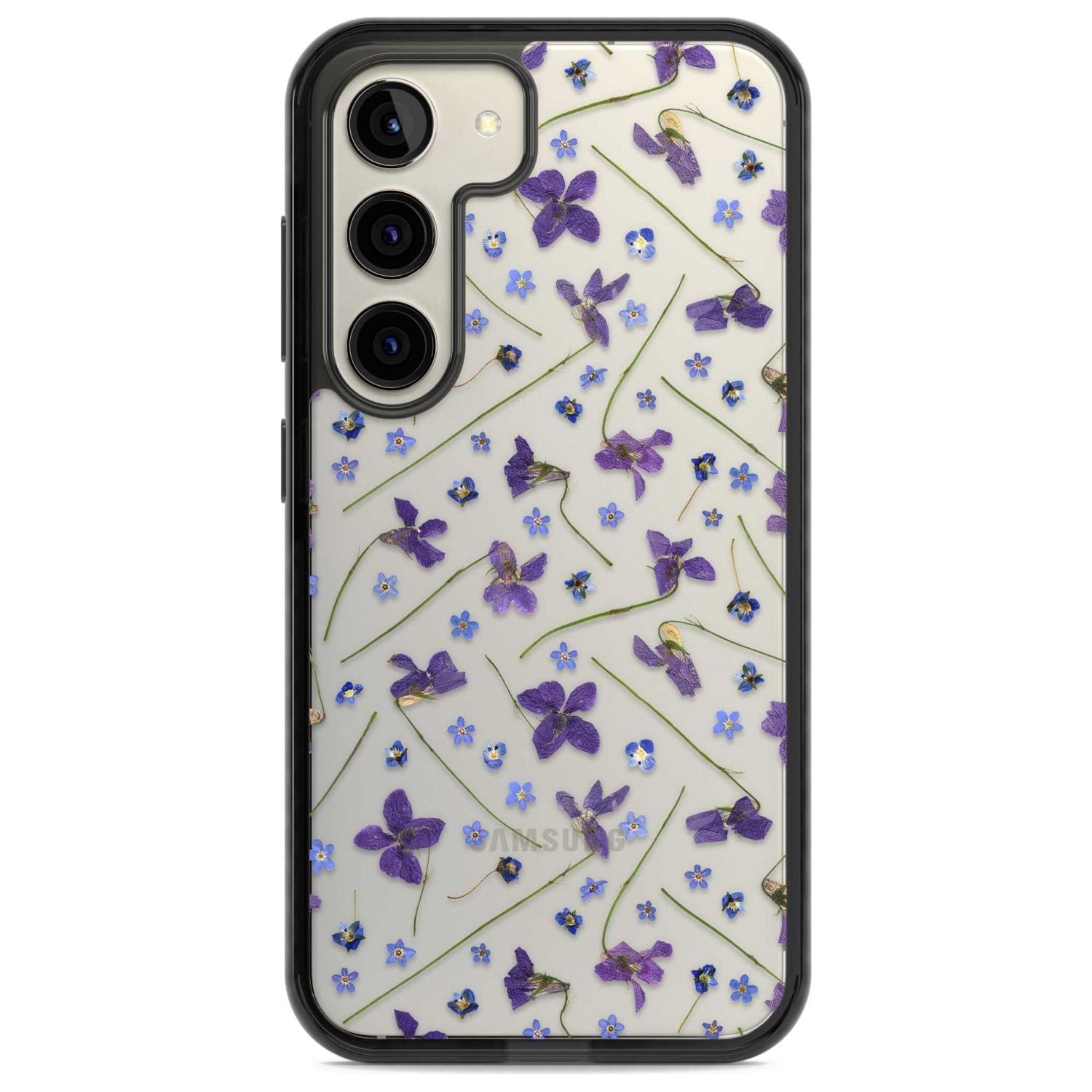 Pressed Violet Flower