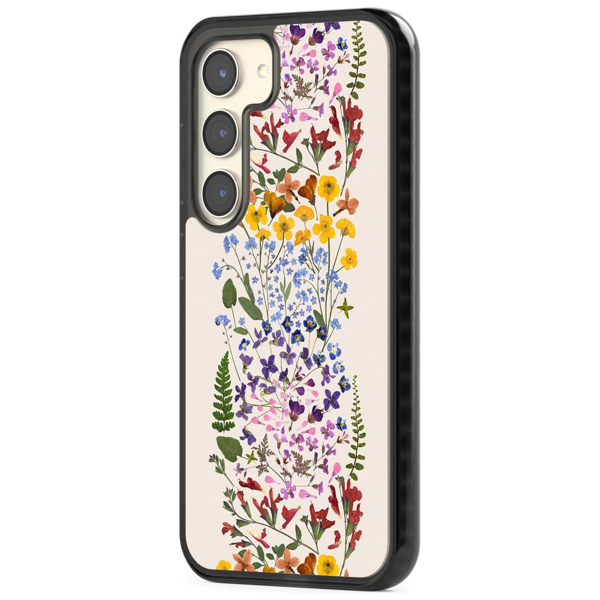 Wildflower Stripe Design - Cream