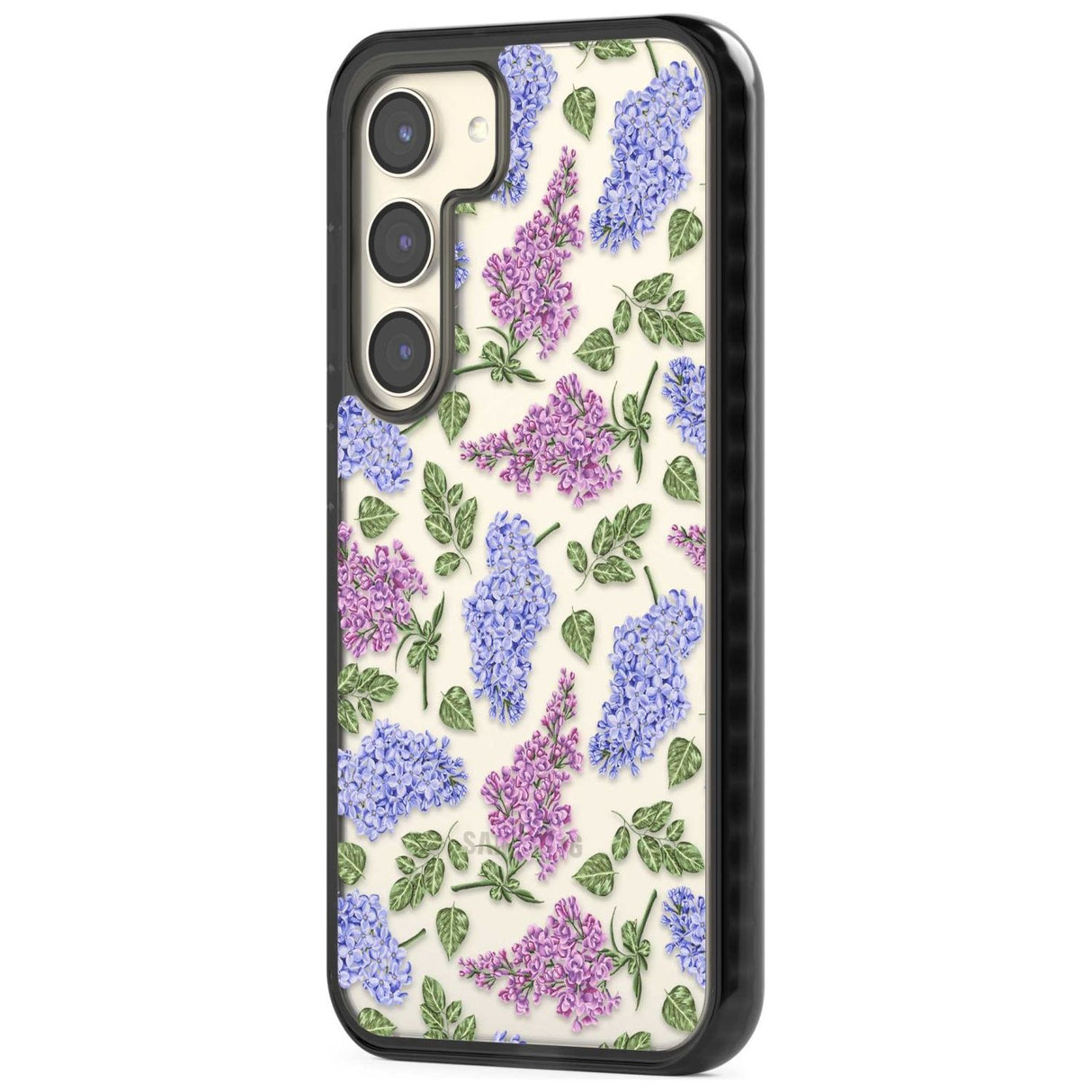 Purple Blossoms Transparent Floral