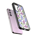 Purple Blossoms Transparent Floral